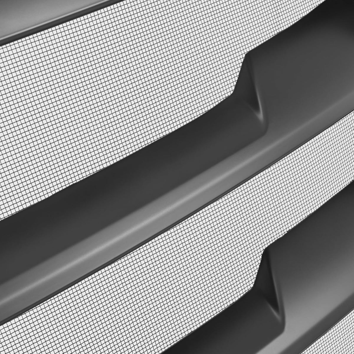 Front Grille Compatible with 2018-2024 Freightliner Cascadia Grill w/Bug Screen Matte Black