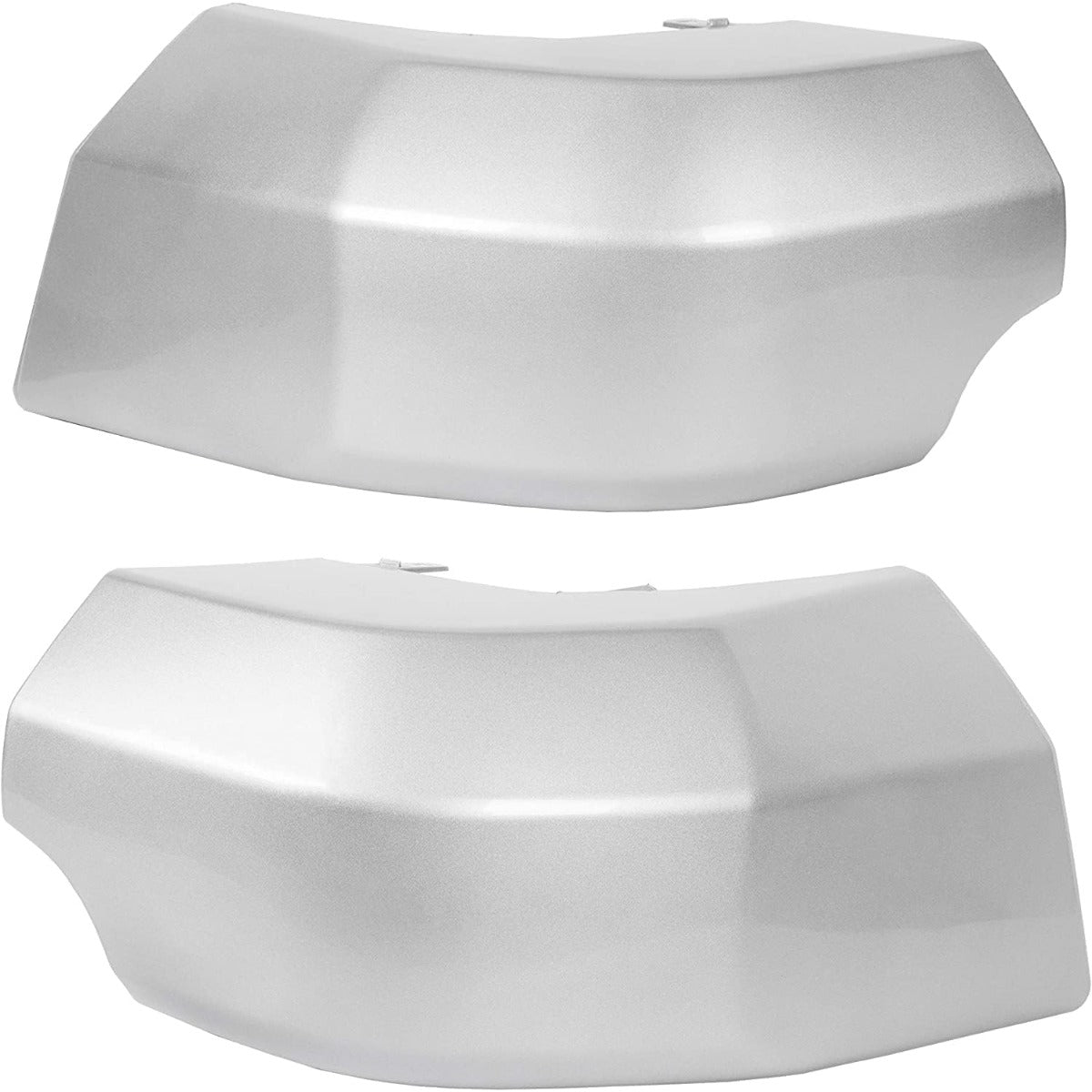 ECOTRIC Rear Bumper End Caps Cover Compatible with 2007-2014 Toyota FJ Cruiser W/O Special Edition Package Bumper Extension 2 Pcs Replacement for TO1104121 TO1105121 5246235021