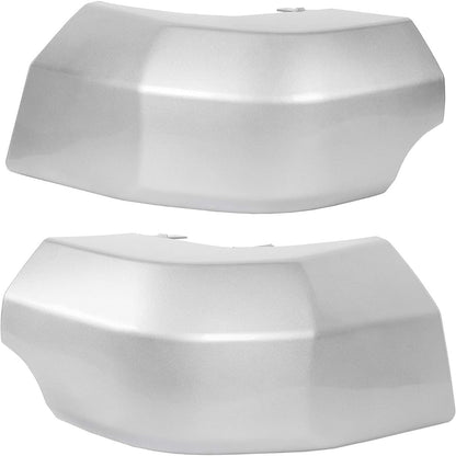 ECOTRIC Rear Bumper End Caps Cover Compatible with 2007-2014 Toyota FJ Cruiser W/O Special Edition Package Bumper Extension 2 Pcs Replacement for TO1104121 TO1105121 5246235021