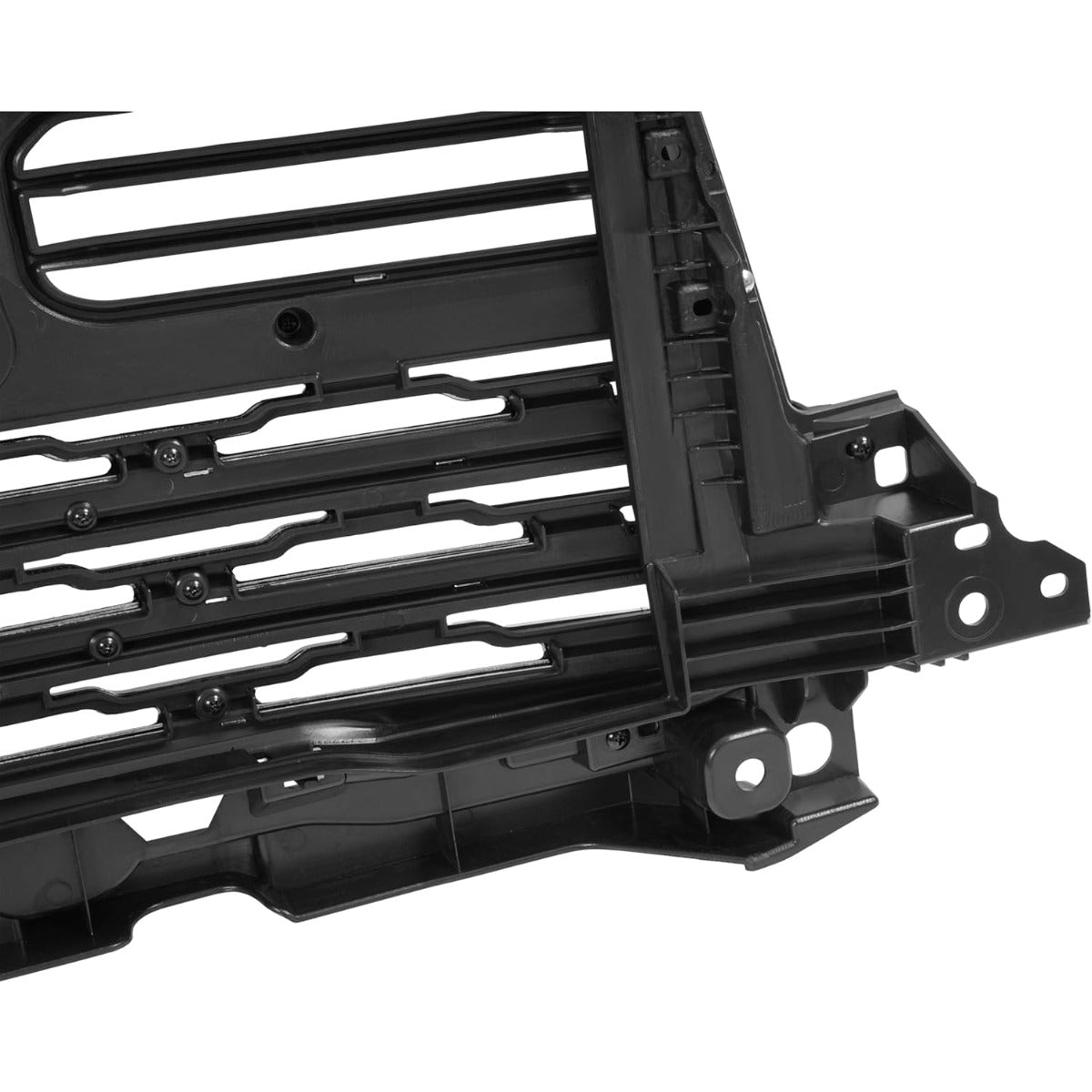 Front Grill Compatible with 2020-2024 Dodge Ram 2500/3500 Front Bumper Grille Plastic (ABS) Chrome+Painted Silvery+Black Replacement for 68516019AA