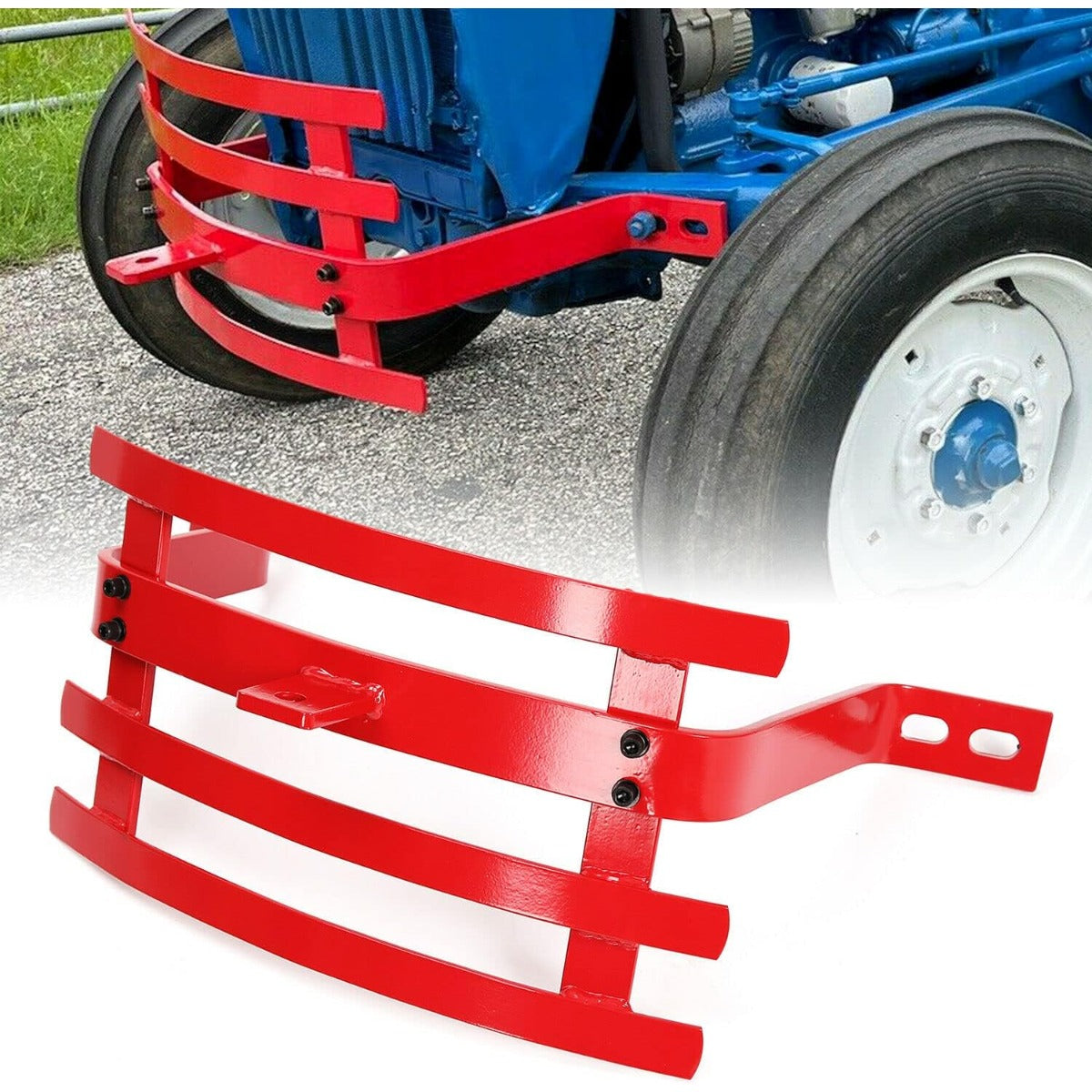 Bumper W/Trailer Hitch Compatible with Ford Ferguson 2N 8N 9N 600 800 2000 3000 4000 TO20 TO30 Replace for 311541HD