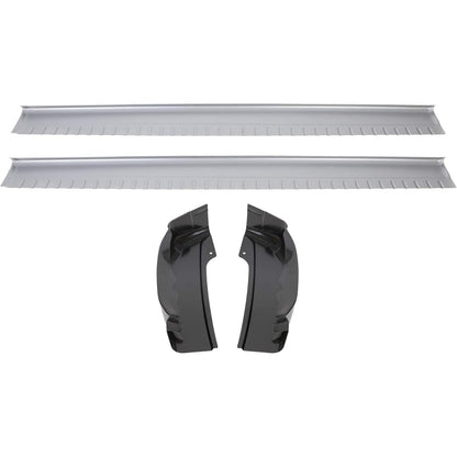 Rocker Panels Extended Cab & Cab Corners Compatible with 99-07 Chevy Silverado GMC Sierra 4DR Extended Cab (Pair) 2 Packages