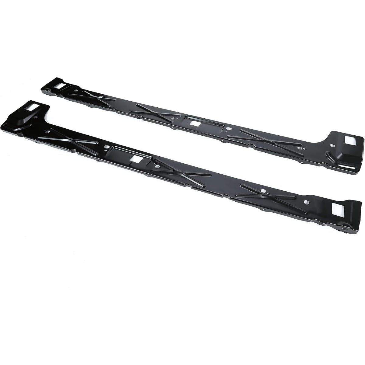 Inner Rocker Panels Pair Compatible with 1999-2018 Chevy Silverado/GMC Sierra 1500 2500 3500 Extended Cab Electrophoresis Steel Replacement for 22770480 GM1601111 22770479 GM1600111