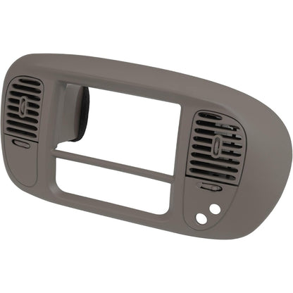 Dash Pad Bezel & Center Dash Radio Bezel Compatible with 1997-2003 Ford F150 Expedition Painted w/Air Vent ABS Plastic (Brown) Not Compatible with 4WD