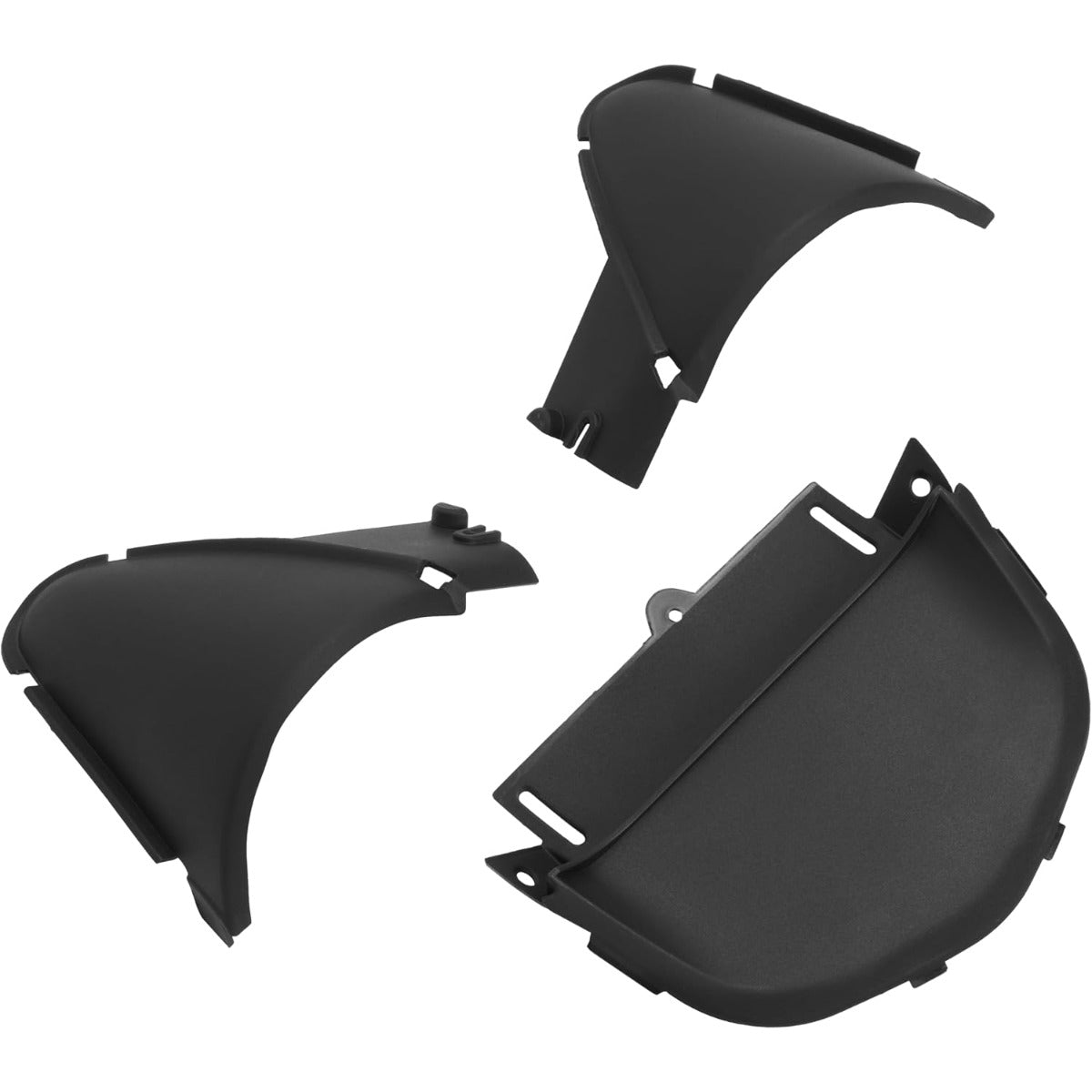 Headlight Housing Shroud Compatible with 1999-2004 Honda 400EX – Textured Black Plastic (PP) Front Fender Trim Headlamp Cover