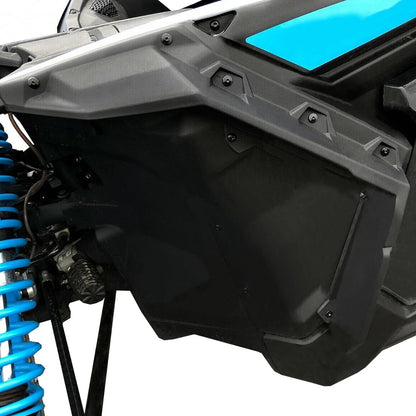 ECOTRIC Extended Fender Flares Compatible with 2017-2025 Can Am Maverick X3 Max/RR/Turbo/ 1000 Max Front & Rear Mud Flaps Mud Guard Replacement for 715002973 (6PCs)