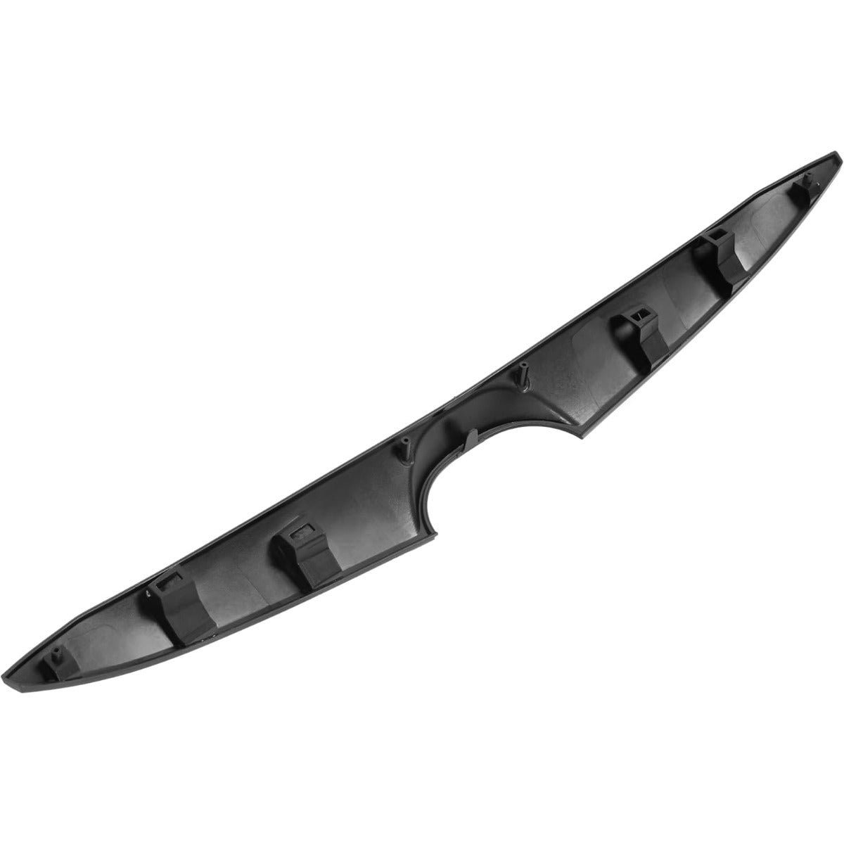 ALMULOO Front Grille Trim Compatible with 2013-2015 Mazda CX-5 Gloss Black Plastic ABS Painted Front Bumper Grille Decoration