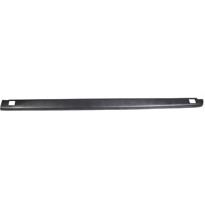 ALMULOO 6'4" Truck Bed Side Rail Cover Compatible with 2002-2008 Dodge Ram 1500 2003-2009 Dodge Ram 2500 3500 Plastic Black Rail Caps Protector Molding w/Stake Pocket Hole