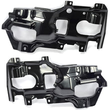 ALMULOO Front Bumper Bracket Compatible with 2016-2018 GMC Sierra 1500 2019 Sierra 1500 Limited Support Bracket All Cab Types Replace 23381977 23381978 GM1062116 GM1063116 Pair Electrophoresis