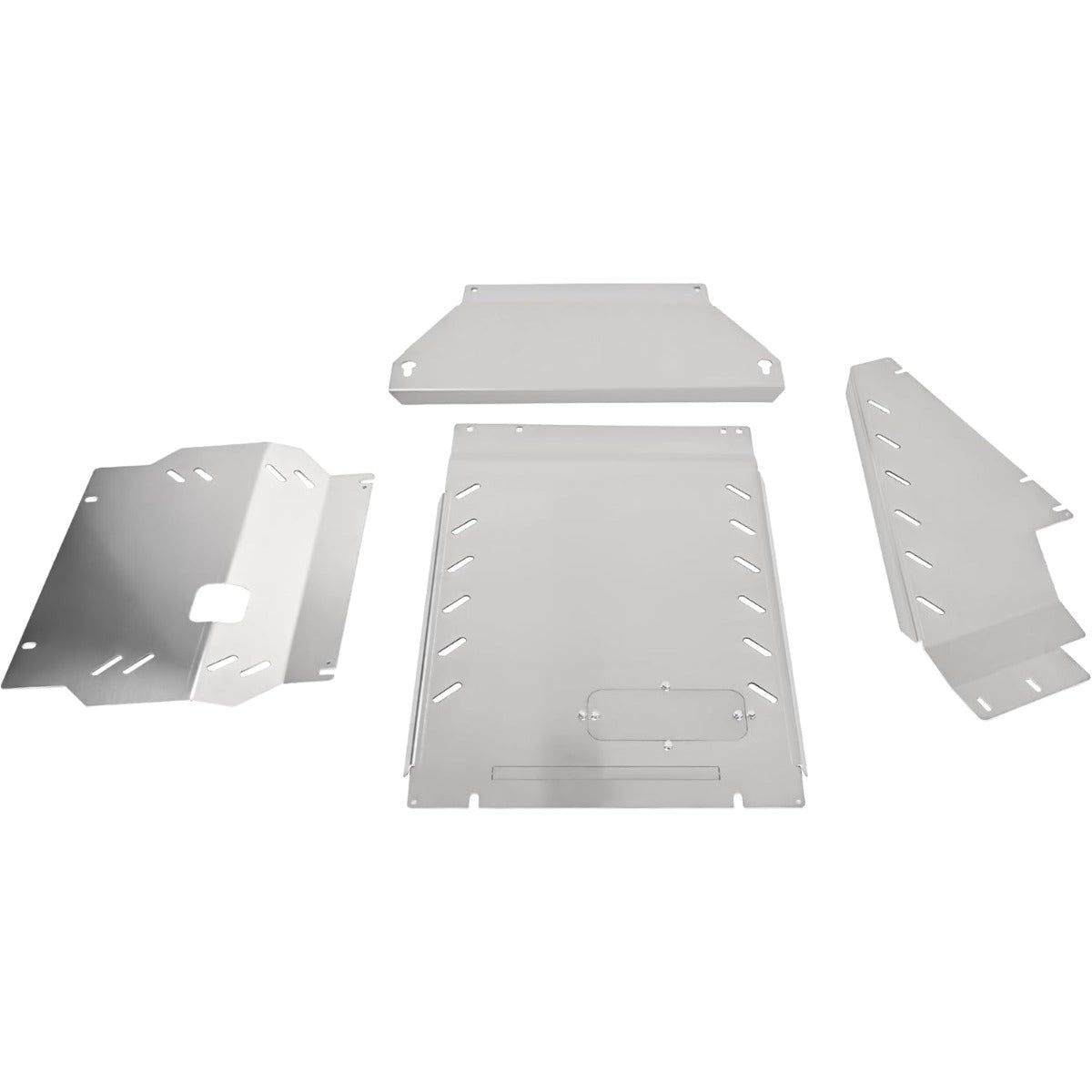 Front Skid Plate Compatible with 2009-2014 Ford F-150 4WD Including Ecoboost and Raptor Models, Aluminium Under Cover, Silvery Finish