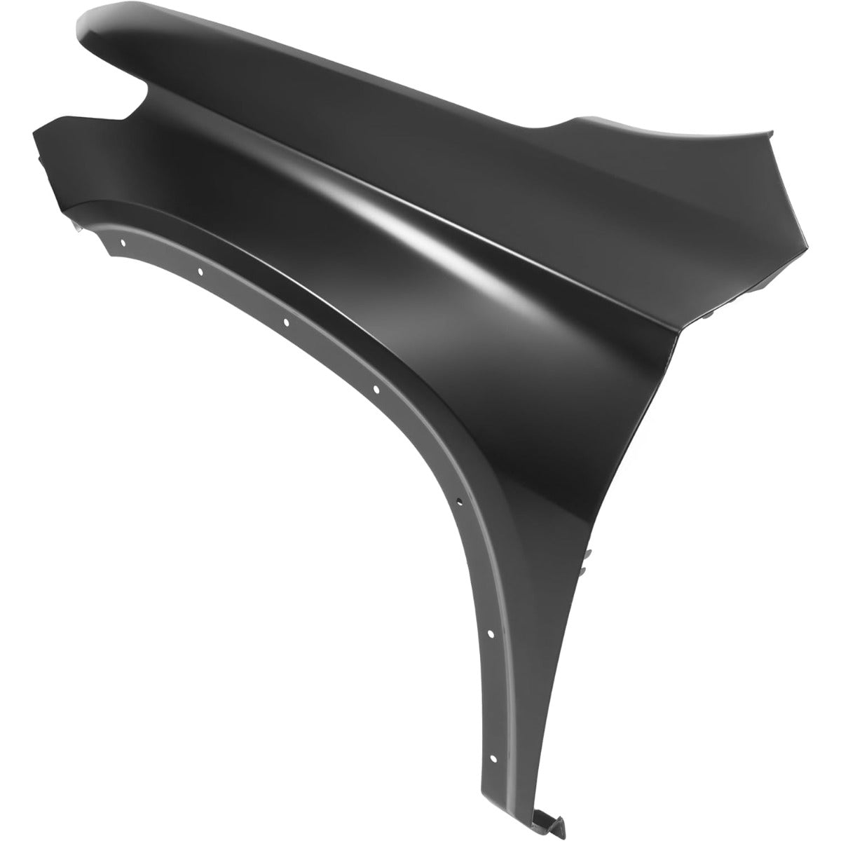 HECASA Front Left Fender Compatible with 2018-2023 Chevy Chevrolet Traverse Replacement for 84679031 GM1240409 Steel Wheel Fender Panel Electrophoresis Black Driver Side