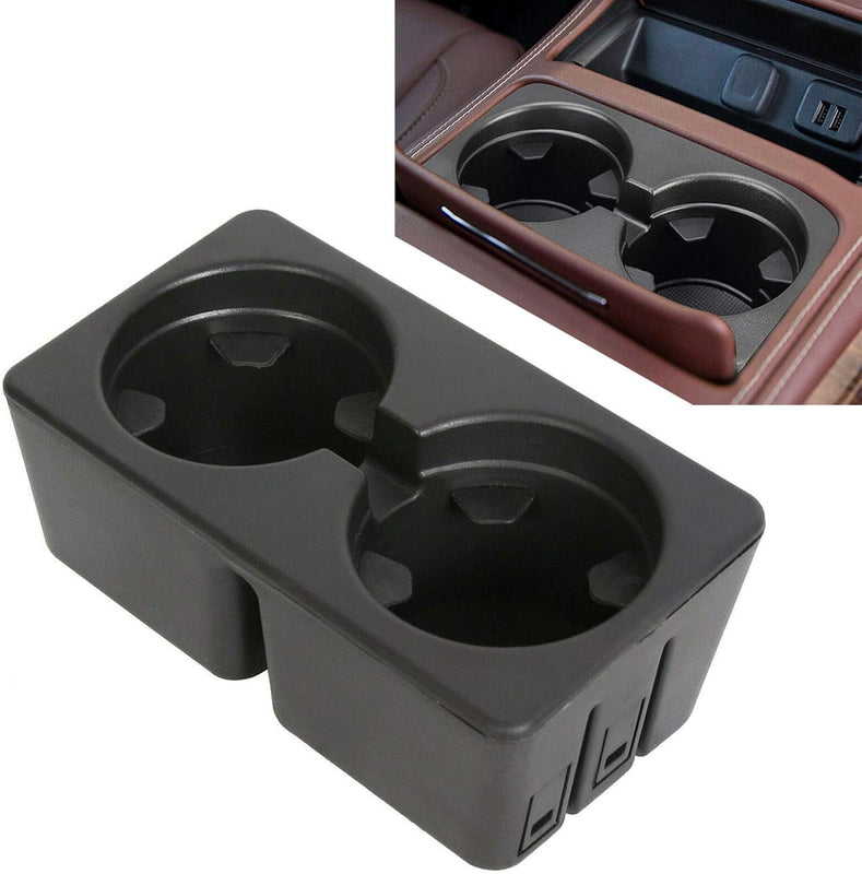 Cup Holder Compatible with 2007-2014 Chevy Silverado Avalanche Tahoe Sierra Suburban Yukon, Replacement for 19154712 Center Console Beverage Drink Insert LYAP-234