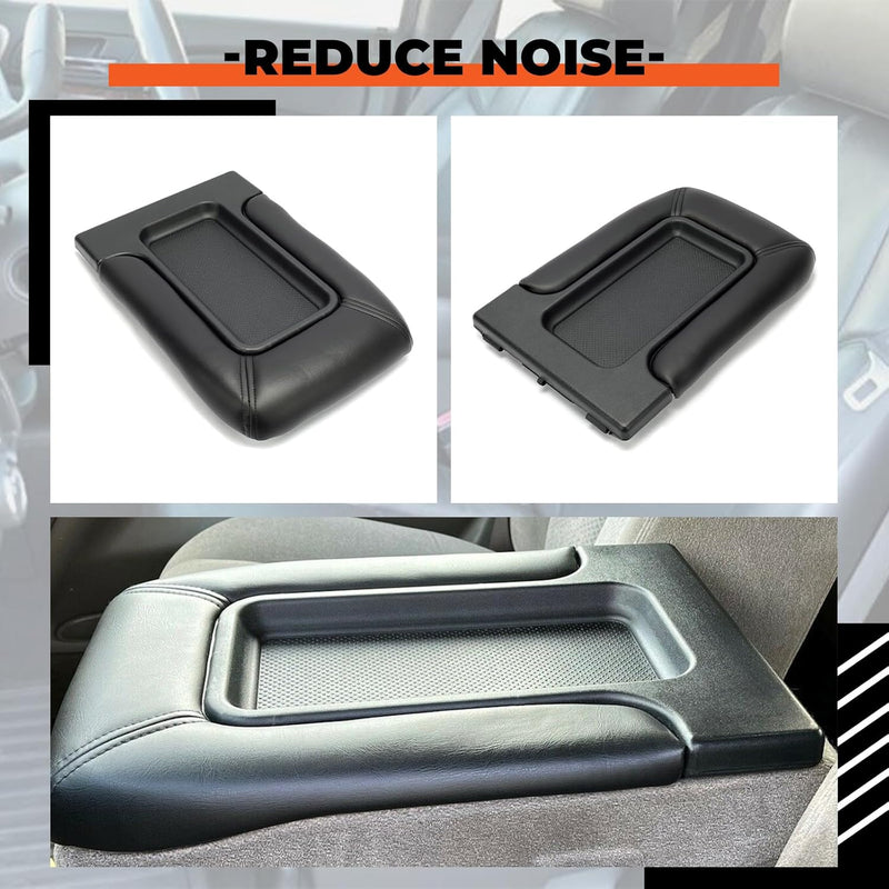Center Console Armrest Lid Compatible with 1999-2007 Chevy Silverado Tahoe Avalanche Suburban GMC Sierra Yukon Escalade Armrest Latch Organizer Cover Replacement for 19127364 LYAP-249