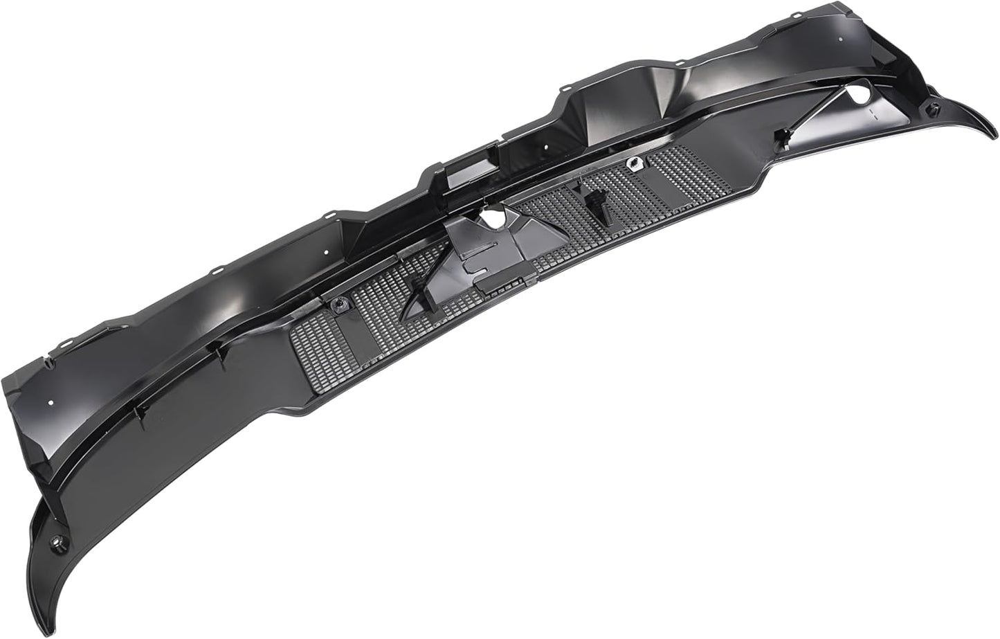 Windshield Wiper Cowl Panel Grille Compatible with 2002-2010 Dodge Ram 1500, 2500, 3500 Replacement for 55056006AG 55056006AE Front Window Insert Panel ABS Plastic LYAP-X1152