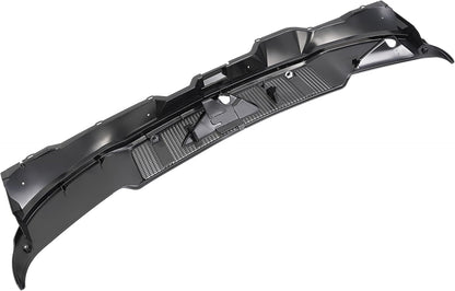 Windshield Wiper Cowl Panel Grille Compatible with 2002-2010 Dodge Ram 1500, 2500, 3500 Replacement for 55056006AG 55056006AE Front Window Insert Panel ABS Plastic LYAP-X1152