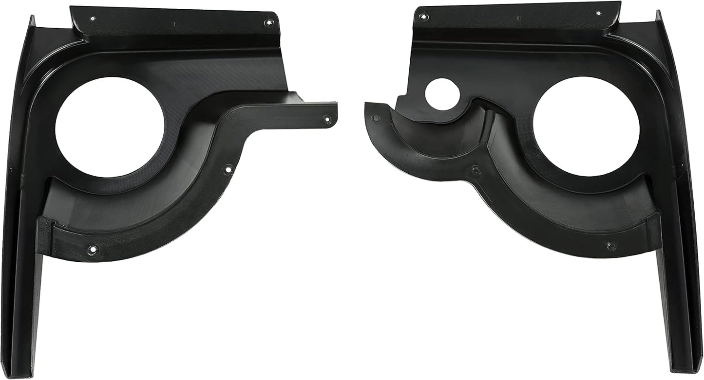 Speaker Pods Compatible with 1994-2023 EZGO TXT Replacement for 627153 Golf Cart Black Texture Pair ABS Speaker Stands LYMP-140