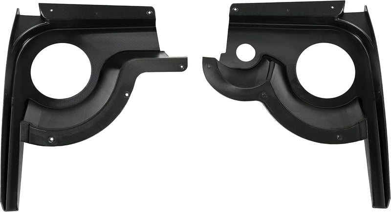 KUAFU Speaker Pods Compatible with 1994-2023 EZGO TXT Replacement for 627153 Golf Cart Black Texture Pair ABS Speaker Stands LYMP-140