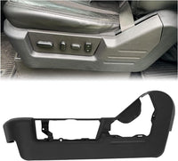 Load image into Gallery viewer, Front Drivers Side Seat Trim Panel Cover Bezel Compatible with 2009-2014 Ford F150 Lincoln Mark LT Replacement for 9L3Z-1662187-EA NOT Fit for Manually Adjusting &amp; Super Cab Power Seats LYAP-397
