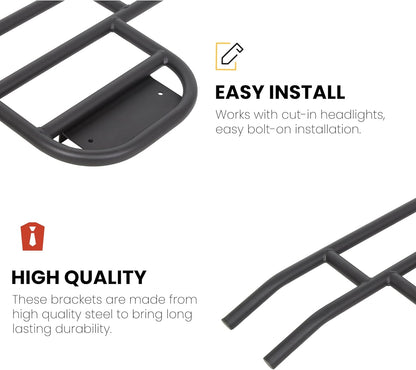 Front Brush Guard Tubular Bumper Compatible with 1981-Up Club Car DS Models, Gas & Electric Club Car Precedent Front Brush LYMM-057