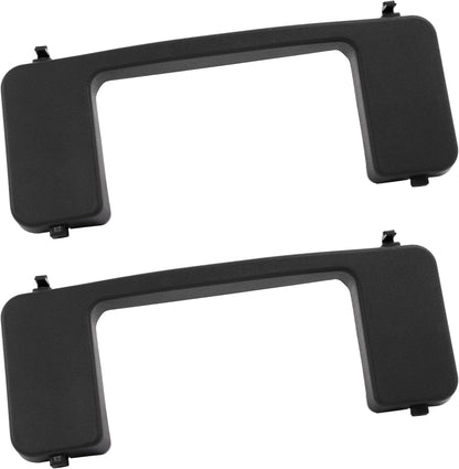 Front Bumper Tow Hook Bolt Cover Cap Compatible with 2017-2022 Ford F250 F350 F450 F550 Super Duty Replace for FO1037107 HC3B 17F751-AC, HC3B 17F751-AD, HC3Z17A900D, HC3Z 17A900-B 2PCS