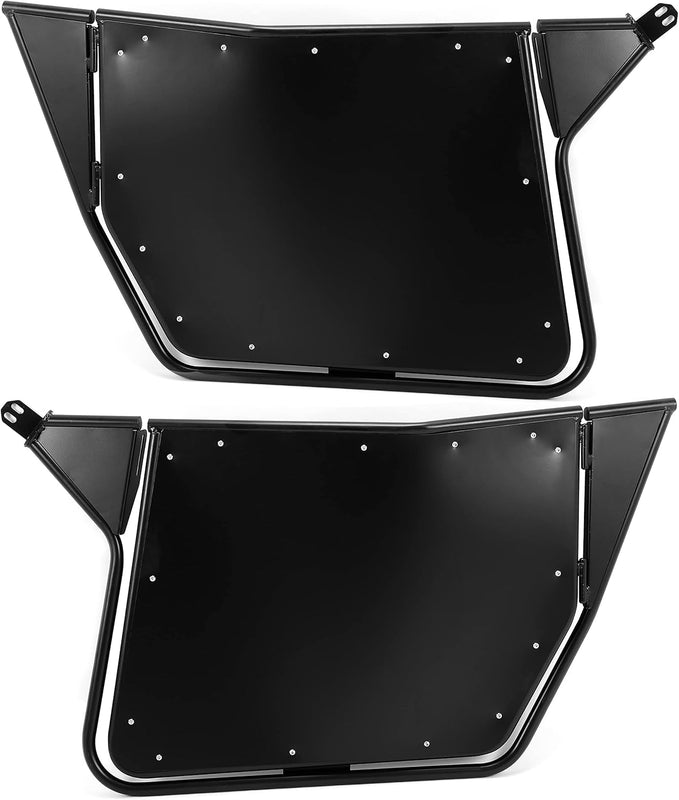 UTV Metal Doors w/Latches Compatible with 2008-2021 Polaris RZR 800/ S 800/ XP 900 570 2 Door Models Suicide Doors 2 PCS LYPS-052S