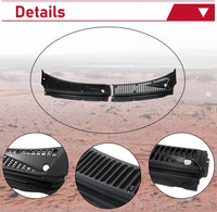 Load image into Gallery viewer, HECASA Windshield Wiper Cowl Vent Grille Compatible with 1999-2007 Ford F250 F350 F450 F550 Super Duty 2000-2005 Excursion Replace for 3C3Z-25022A68-AAA 4C3Z-25022A69-AAA Windscreen Covers Panels Kit LYAP-244S
