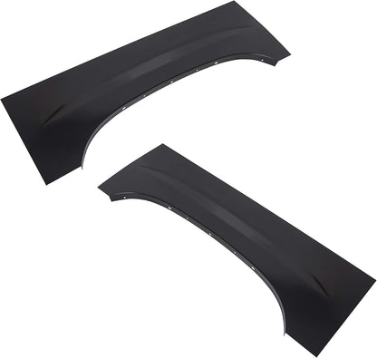 Wheel Arch Repair Panel Upper Rear Compatible with 1999-2006 Chevy Silverado GMC Sierra Pair
