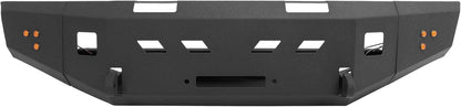 Front Bumper Compatible with 1995-2004 Toyota Tacoma First Gen W/Light Steel Powder Coated Black 2 Packages LYAM-X1225A+LYAM-X1225B
