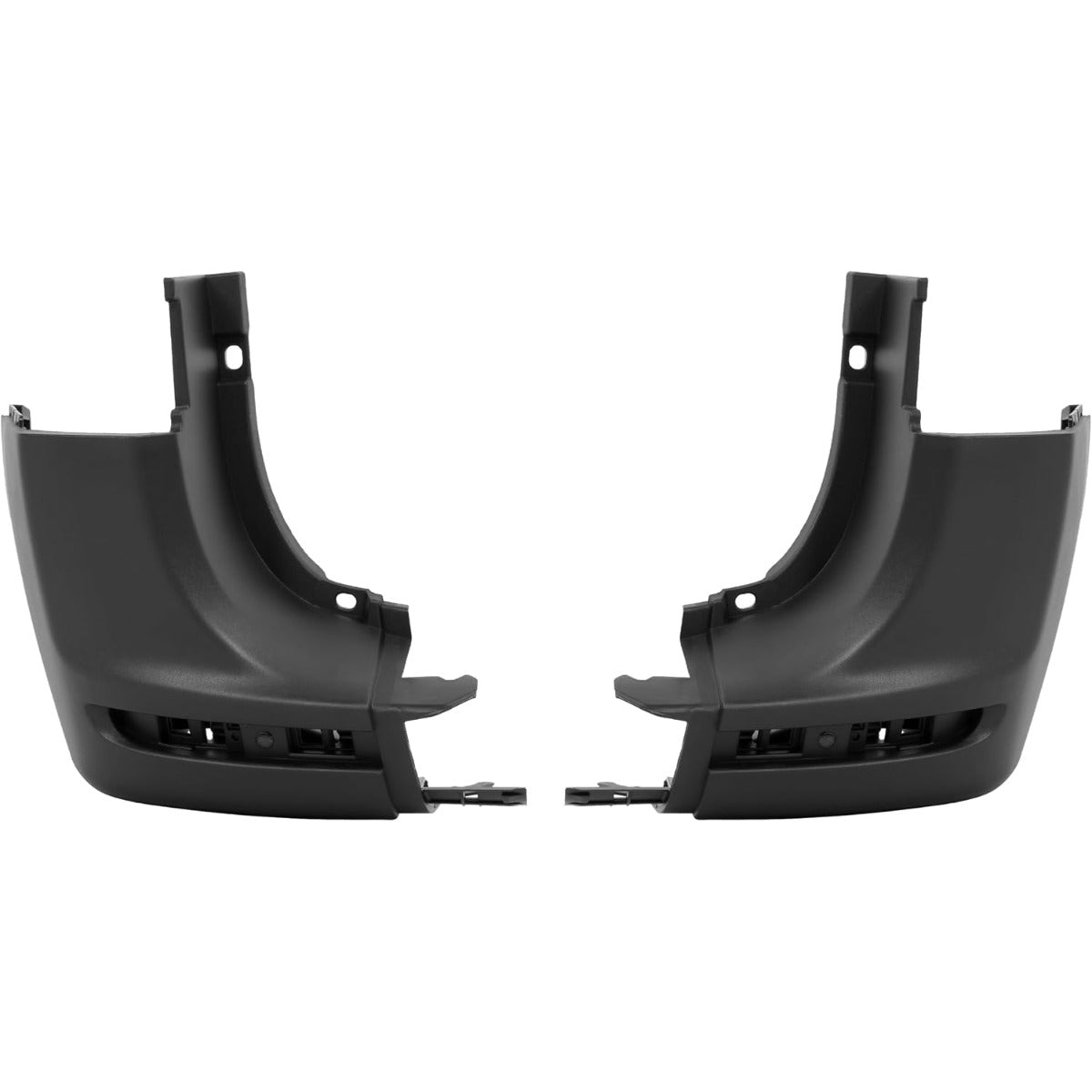 ALMULOO Rear Bumper End Cap Compatible with 2019-2021 Mercedes-Benz Sprinter W907 Replacement For 9078853600 9078853500 Plastic(PP) Textured Black Left and Right Side