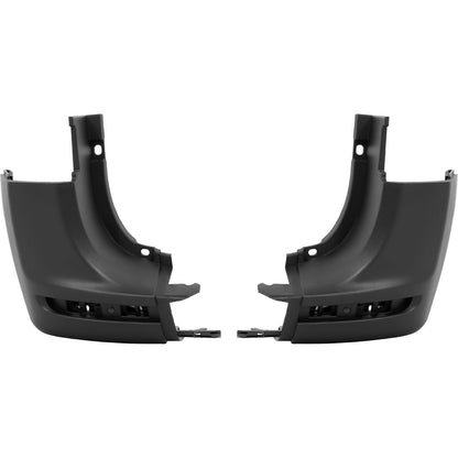 ALMULOO Rear Bumper End Cap Compatible with 2019-2021 Mercedes-Benz Sprinter W907 Replacement For 9078853600 9078853500 Plastic(PP) Textured Black Left and Right Side