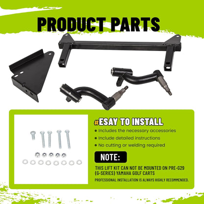 6inches Spindle Lift Kit Compatible with 2007 and up Yamaha G29/Drive Golf Carts (GAS & ELECTRIC) LYMM-038S