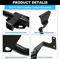 Load image into Gallery viewer, Class 3 Trailer Hitch Compatible with 2007-2011 Honda CRV CR-V 2-inch Towing Hitch Receiver Rear Bumper Tow Kit LYAM-503S
