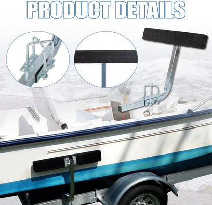 KUAFU Carpeted Boat Trailer Guide 2' Bunk Board Guide On Board Solid & Easy Operation LYOM-054