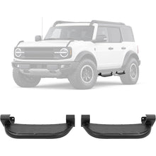 Running Boards Side Steps Compatible with 2021-2025 Ford Bronco 2/4 Door Steel Powder Coated Black 2Pcs Side Bars Step Plates