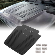 Aluminum Alloy Vented Hood Louver Kit Compatible with Jeep Wrangler TJ/LJ 2003-2006 LYAM-307S