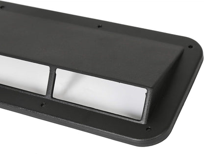 Cowl Vent Scoop Compatible with 1978-1995 Jeep CJ Wrangler YJ Air Vent Scoop Ram Air Induction Hood Scoop Ram Replacement for 13307.01 LYAP-178