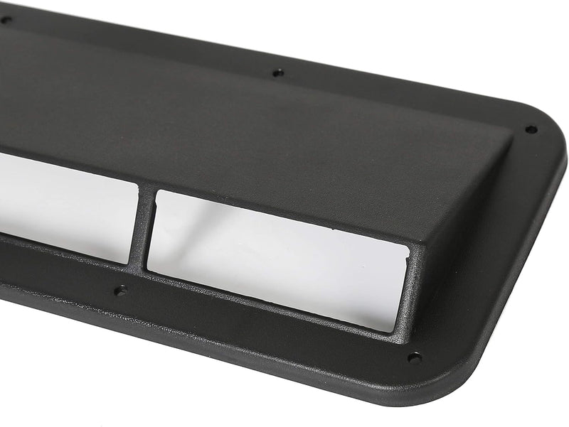 Cowl Vent Scoop Compatible with 1978-1995 Jeep CJ Wrangler YJ Air Vent Scoop Ram Air Induction Hood Scoop Ram Replacement for 13307.01 LYAP-178