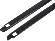 6'5inches Truck Bed Rail Caps Compatible with 2002-2009 Dodge Ram 1500 2500 3500 (Set of 2) Black Smooth Finish with Stake Pocket Hole Cutouts 72-41451 LYAP-209