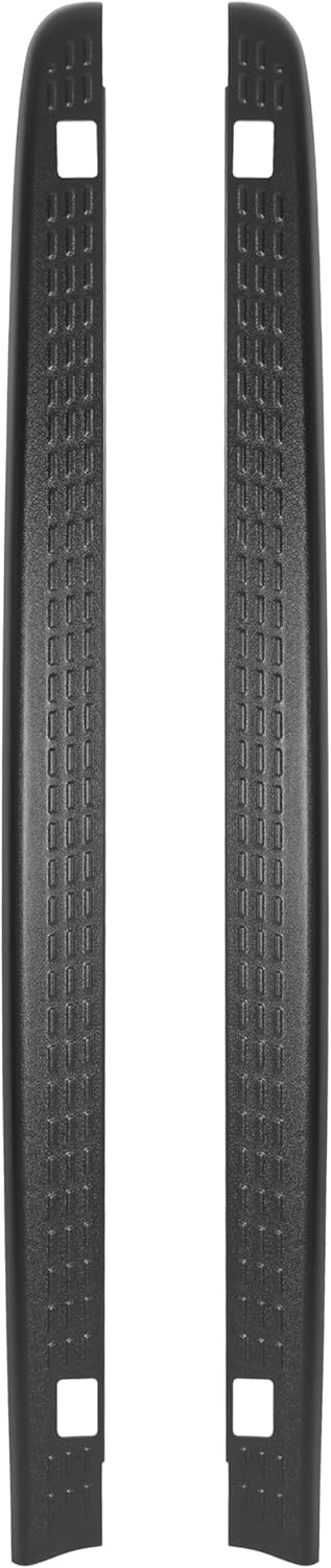 6'6inches Truck Bed Rail Caps Cover Compatible with 2007-2014 Chevy Chevrolet Silverado 1500 2500 HD 3500 HD Replacement for 72-41104 BedRail Caps with Stake Holes Black LYAP-208S