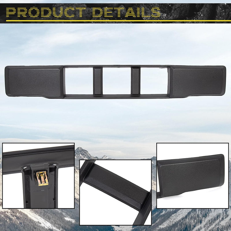 Front Bumper Lower Grille Trim Panel Black For 2015 2016 2017 Ford F-150 F150 LYAP-182-1