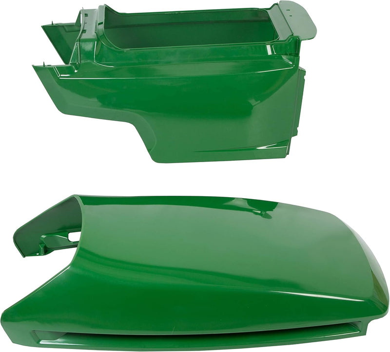 KUAFU Lower&Upper Hood Kit Compatible with John Deere LX266 255 277 279 280 288 289/325 335 345 355D/ GT225 235 235E 245/ GX255 325 335 345 355 Replacement for AM132595 AM132529 LYJD-048