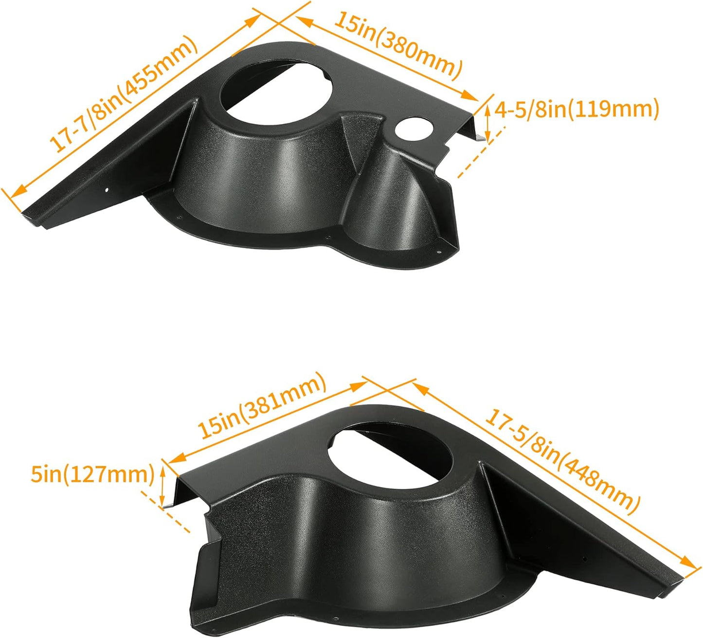 Speaker Pods Compatible with 1994-2023 EZGO TXT Replacement for 627153 Golf Cart Black Texture Pair ABS Speaker Stands LYMP-140