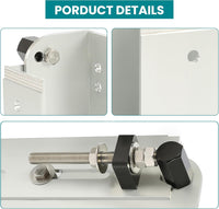 Load image into Gallery viewer, Kojem Jack Plate Adjustable 6&#39;&#39; Set Back JPL4000 Outboard Motor Boat Power Lift Aluminum 150 Maximum Horsepower New Factory Style LYOM-065
