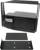 Load image into Gallery viewer, HECASA Center Console Safe Storage Box Compatible with 2015-2022 Ford F150 Raptors F250 F350 Super Duty Powder Coated Steel LYAM-123S
