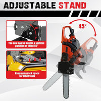 Load image into Gallery viewer, KUAFU Universal Saw Press Chainsaw Bracket for ATV UTV Trailers W/Tubular Hanger Racks Fixed Tool Carrier Mounting Holder Kit LYOM-114
