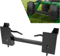 Load image into Gallery viewer, KUAFU 4000Lbs Universal Quick Attach Skid Steer Adapter Bucket Latch Compatible with Global John Deere Loaders Skid Steer Attachment Conversion Adapter Plate Steel Powder Coated Black LYOM-042
