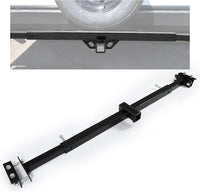 Load image into Gallery viewer, KUAFU 2 Inch Towing Hitch Receiver Adjustable Accessories Trailer Hitch RV Trailers 5th Wheel Camper Bumper Receiver Powder Coated Steel Black LYAM-703S
