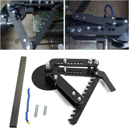 Tube and Pipe Bender Black Oxide Coating Steel Manual Hand Bender Tubing Tube Bender Pipe Bender Replace for WFB2 LYOM-001