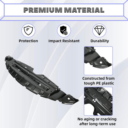 Front Engine Splash Shield Compatible with 2011-2020 Toyota Sienna Under Cover Replacement for TO1228174 5144108030 12171444 LYAP-505T