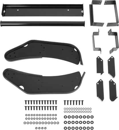 Grille Brush Guard Compatible with 2011-2015 Ford Explorer Front Grill Push Bar Black Steel Powder Coated Heavy Duty Bull Bar LYAM-X1066